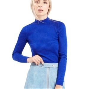 Cobalt blue turtle neck from Topshop
